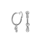 20941RHKY Creolen Crystal Rhodium-Veredelung Rhodium-Veredelung