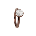 0113RB01 Ringe  PVD-Titan-Braun-Beschichtung PVD-Titan-Braun-Beschichtung