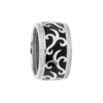 5007RE04 Ringe Crystal Rhodium-Veredelung Rhodium-Veredelung