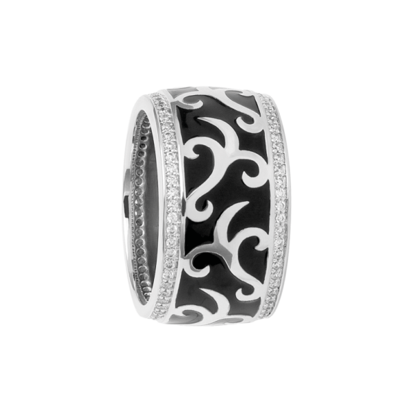 5007RE04 Ringe Crystal Rhodium-Veredelung Rhodium-Veredelung