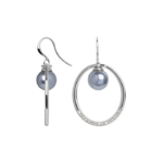 21036RHBGR Creolen Crystal Rhodium-Veredelung Rhodium-Veredelung
