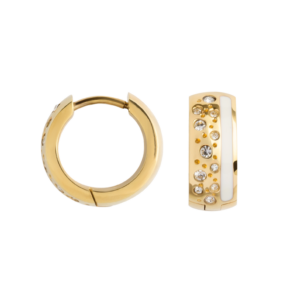 0108OG01 Creolen  PVD-Echtgold-Beschichtung PVD-Echtgold-Beschichtung