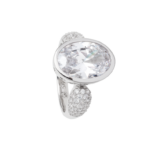 5010RE01 Ringe Crystal Rhodium-Veredelung Rhodium-Veredelung