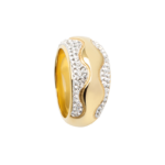 0116RG01 Ringe Crystal PVD-Echtgold-Beschichtung PVD-Echtgold-Beschichtung