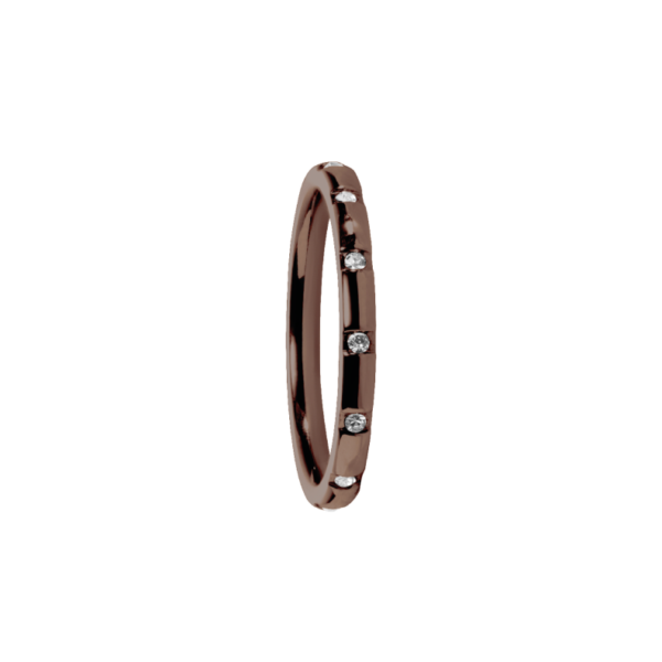 0145RB01 Ringe  PVD-Titan-Braun-Beschichtung PVD-Titan-Braun-Beschichtung