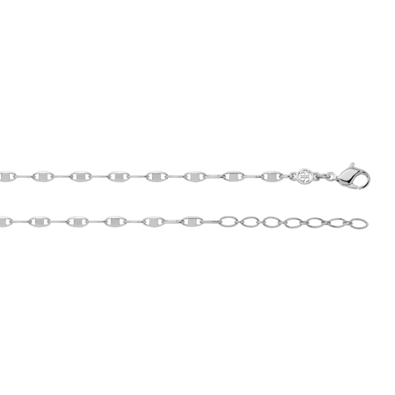 19656RH Ketten  Rhodium-Veredelung Rhodium-Veredelung