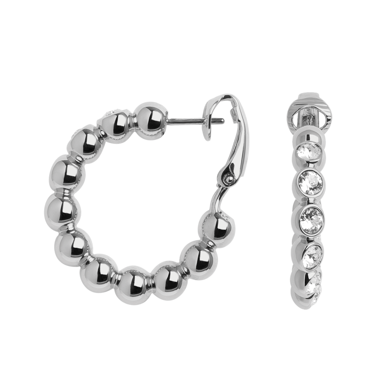 21011RHKY Creolen  Rhodium-Veredelung Rhodium-Veredelung
