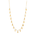 0180CG00 Collier  PVD-Echtgold-Beschichtung PVD-Echtgold-Beschichtung