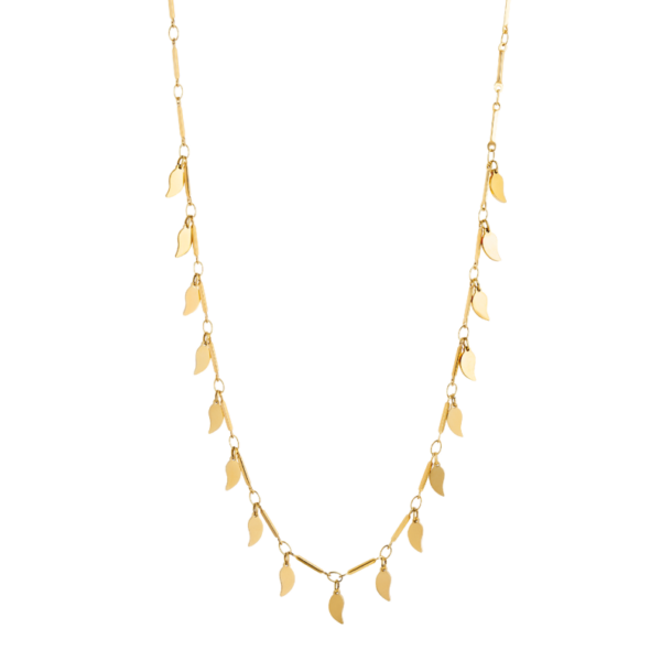 0180CG00 Collier  PVD-Echtgold-Beschichtung PVD-Echtgold-Beschichtung