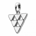 J006AE01 Anhänger  Rhodium-Veredelung Rhodium-Veredelung