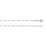 19656RH Ketten  Rhodium-Veredelung Rhodium-Veredelung